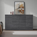 SICOTAS Buffet Cabinet with Storage Accent Sideboard Modern Credenza with Doors - Image 8