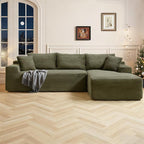 108 Inch Cloud Sectional Couch, Modern Modular Sectional Sofa by HANXIN