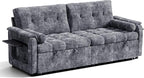 Convertible Sleeper Sofa Bed, 86 Inch Chenille Pull Out Couch - Image 12