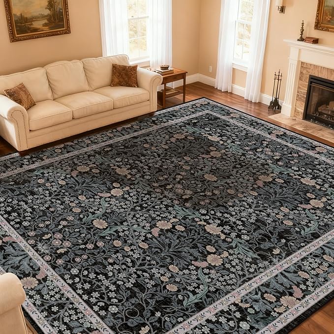 Extra Large 10x14 Area Rug for Living Room, Washable Rugs for Dining Room by Unknown