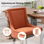 Modern Dining Chairs Set of 4, High Back Dining Chairs Side Chairs - Image 4
