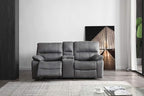 Betsy Furniture Microfiber Reclining Sofa Couch Set Living Room Set 8007 by BetsyFurniture