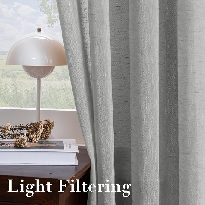 H.VERSAILTEX Elegant Linen and polyester Semi Sheer Curtains - Image 5
