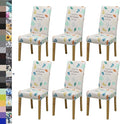 BIETYONE Stretch Dining Chair Covers Set of 6, Soft Removable Washable Kitchen by BIETYONE