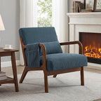 DUMOS Mid Century Modern Accent Chair, Upholstered Armchair by DumosLifestyle