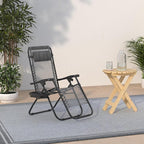 Devoko Patio Zero Gravity Chair Outdoor Folding Adjustable Reclining Chairs - Image 2