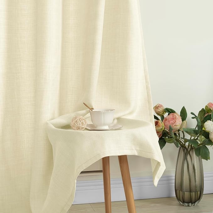 72 Inch Length Sheer Linen Curtains - Image 8