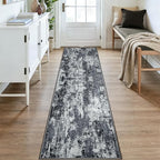 RELEANY Washable Runner 2'x9' Abstract Area Rug - Image 2