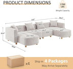 VANOMi 113" Sectional Sofa - Image 2