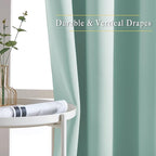 NICETOWN Privacy Blackout Doorway 80 inch Curtains, Grommet Light Blocking - Image 5