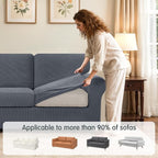 SUBRTEX 5 Piece Stretch Loveseat Slipcover, Couch Cover - Image 4