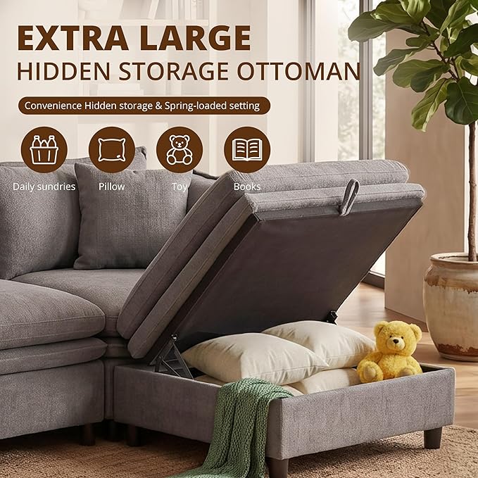 146.4'' Modular Sectional Sofa - Image 3