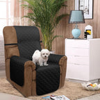 U-NICE HOME Reversible Recliner Chair Covers, Pet Friendly, Elastic Straps - Image 2