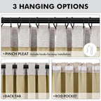 MIULEE 100% Blackout Linen Curtains - Image 5