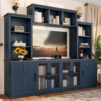 LUMISOL 4-Piece Entertainment Center Wall Unit - Image 2