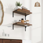 Fun Memories Deep Floating Shelves, 16W x 8D Floating Shelves Set of 2 - Image 3