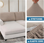 H.VERSAILTEX Backrest Cushion Covers Sectional Couch Back Cushion Covers - Image 6