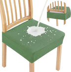 Smiry Waterproof Seat Covers for Dining Room Chairs Set of 2, Stretch Jacquard by Smiry