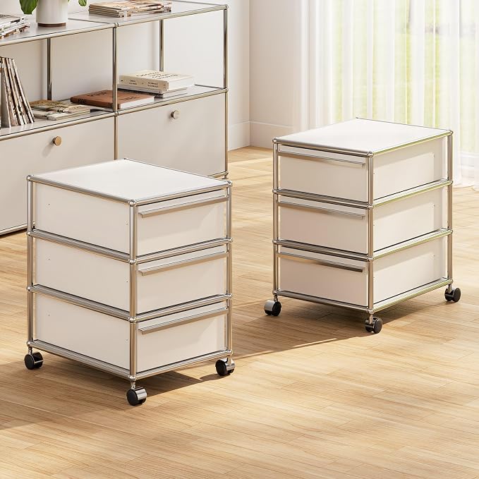 Modern Storage Cabinet Sideboard Versatile Free-Standing Organizer Cabinets - Image 5