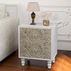 HOMPUS Fully Assembled Nightstand Set 2, 2-Drawer Farmhouse Nightstand Set of 2 - Image 2