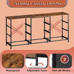 WLIVE 54''W Dresser for Bedroom, Dresser TV Stand for 55, 65 inch TV, Wide - Image 7