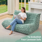 Bean Bag Chairs for Adults Giant Bean Bag Chair Memory Foam BeanBag Chair Bean - Image 6