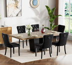 Henf 7 Pieces Extendable Dining Table Set by Henf