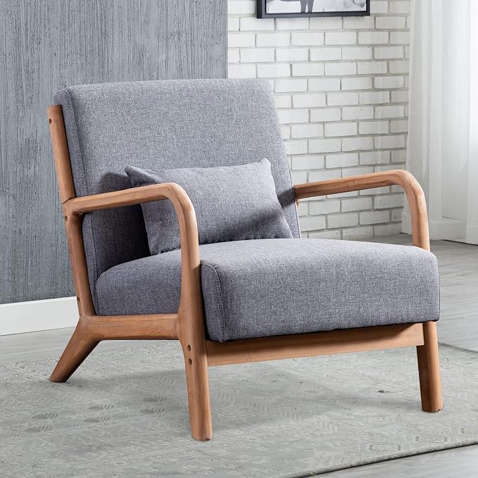 INZOY Mid Century Modern Accent Chair by INZOY