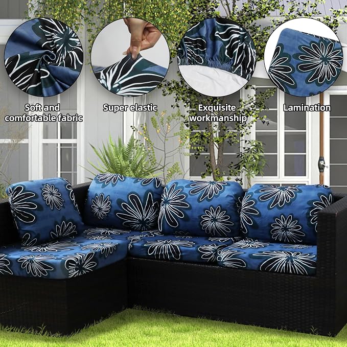 Outdoor Cushion Covers Set, Replacement - Image 3