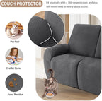 ALIECOM 100% Waterproof Recliner Sectional Couch Covers L Shape Stretch Corner - Image 6