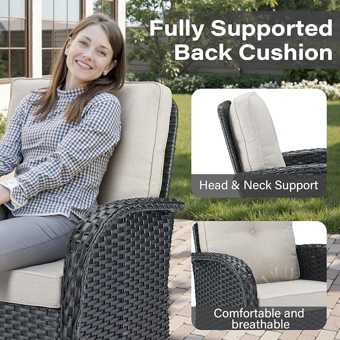 Belord Wicker Outdoor Furniture Set - Image 4