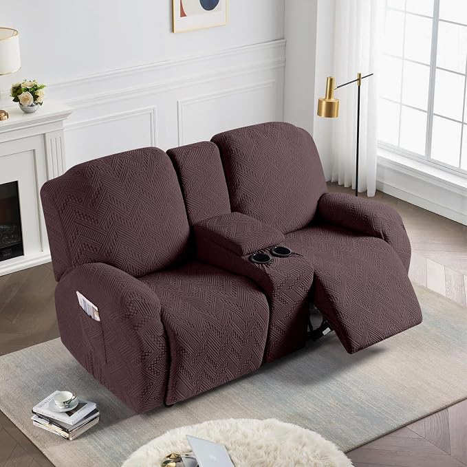 Ruaozz Loveseat Recliner Covers - Image 7