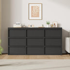 Garvee 9 Dresser for Bedroom, 58.7" Wide Dresser, Freestanding Horizontal Drawer - Image 3