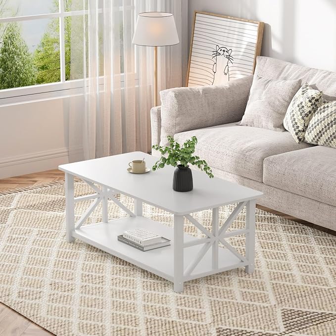 GreenForest Coffee Table for Living Room - Image 2