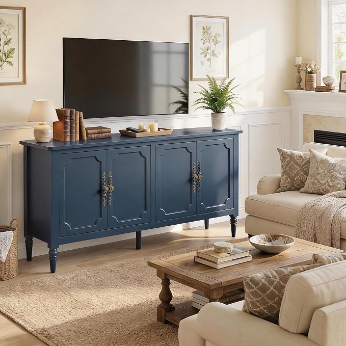 RoyalCraft Buffet Cabinet with Storage, Vintage Sideboard with Adjustable - Image 8