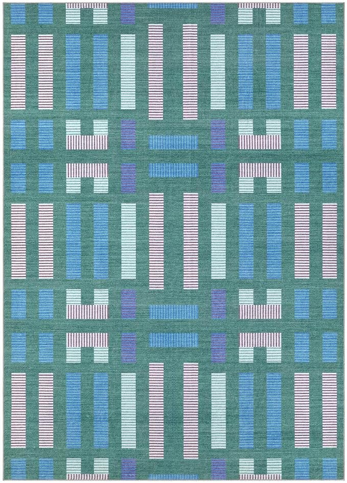 cotiled Boho 8x10 Area Rugs for Living Room: Large Moroccan Washable Rug | - Image 9