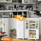 GAIOUS 74.8" Tall Metal Food Cabinet, Storage Cabinets - Image 8