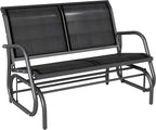 Outsunny 2-Person Outdoor Glider Bench, Patio Double Swing Rocking Chair by Outsunny