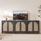 SICOTAS 68" W Rattan Sideboard Buffet Cabinet - Image 7