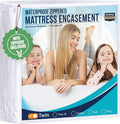 Utopia Bedding Mattress Protector Zippered Twin Size, 100% Waterproof Bed Bug by UTOPIABEDDING