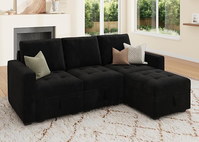 HONBAY Modular Sectional Couch L Shaped Sofa by HONBAY