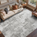 4x6 Ft Area Rugs for Living Room, Soft Non-Slip Washable Rugs Modern Abstract - Image 2