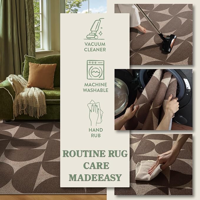 Lahome Semi Circle Easy Jute Rugs - Image 5