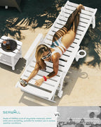 SERWALL Patio Chaise Lounge Chair Set of 2 - Image 2