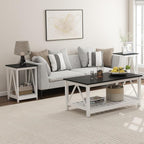 Farmhouse Square End Table, Accent Side Table - Image 8