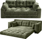 Homkdom 3 Seater Convertible Folding Sofa Bed, Pull Out Sleeper Sofa by ElevateYourHome%EF%BC%8CEnhanceEver