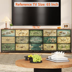 Tohomeor Dresser for Bedroom Chest of Drawers Fabric Dresser for Closet - Image 5