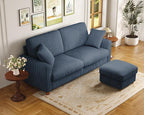 Kidirect 70in L Shaped Couch, Modular Sofa No Tool Assembly, Comfy Sectional by Kidirect