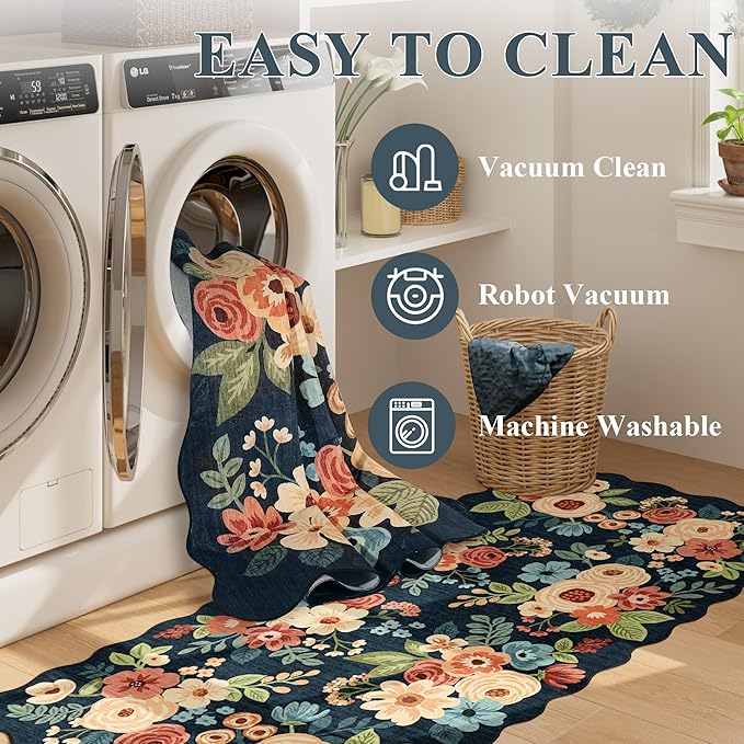 DUKINO 2x12 Washable Runner Rug, Long Runner Rug - Image 7