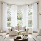 Pitalk White Curtains 38 Inch Wide - Image 7